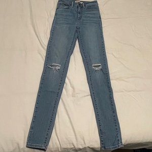 Levi's Mile High Skinny Jeans - Size 27